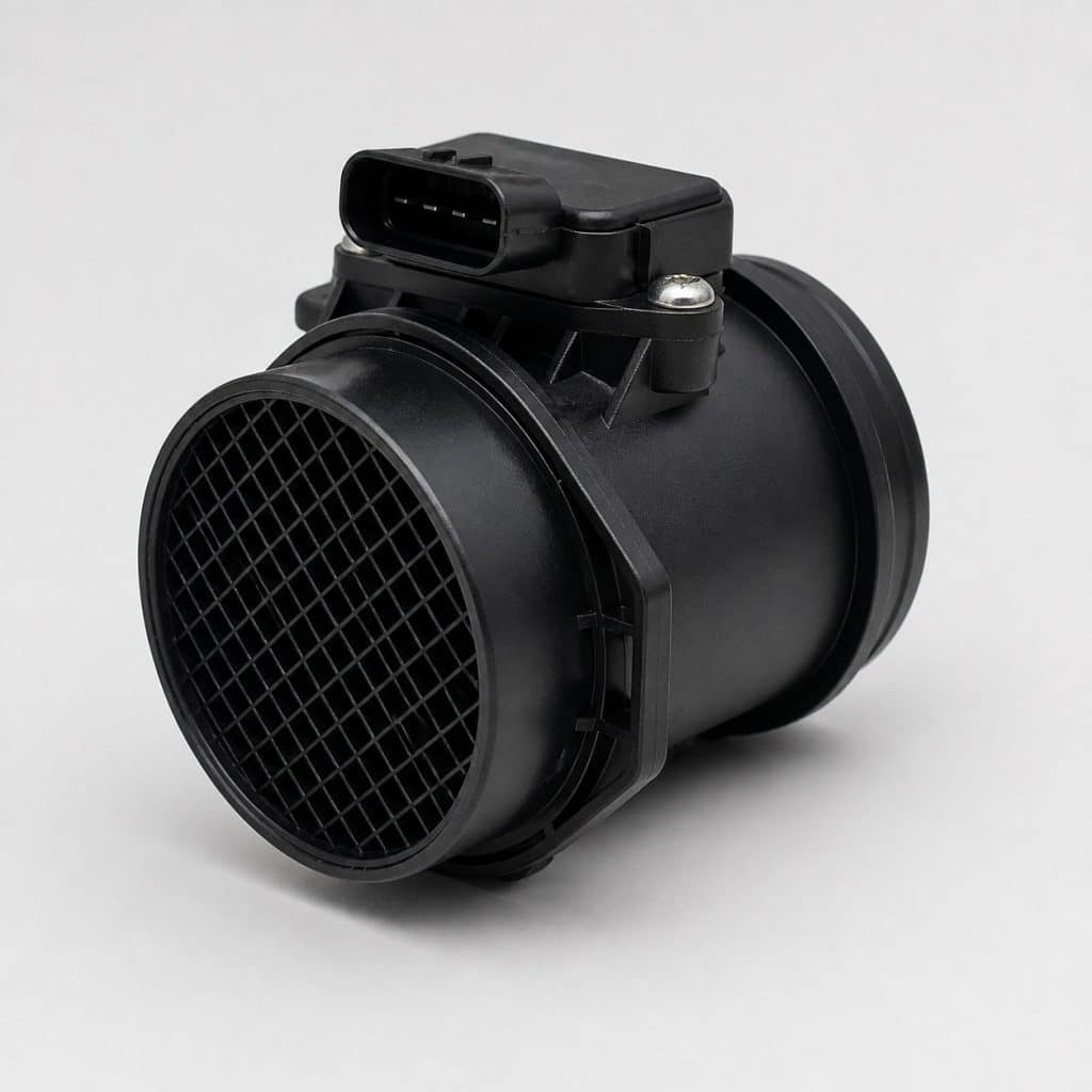 Débitmètre d'air présenté sur fond clair