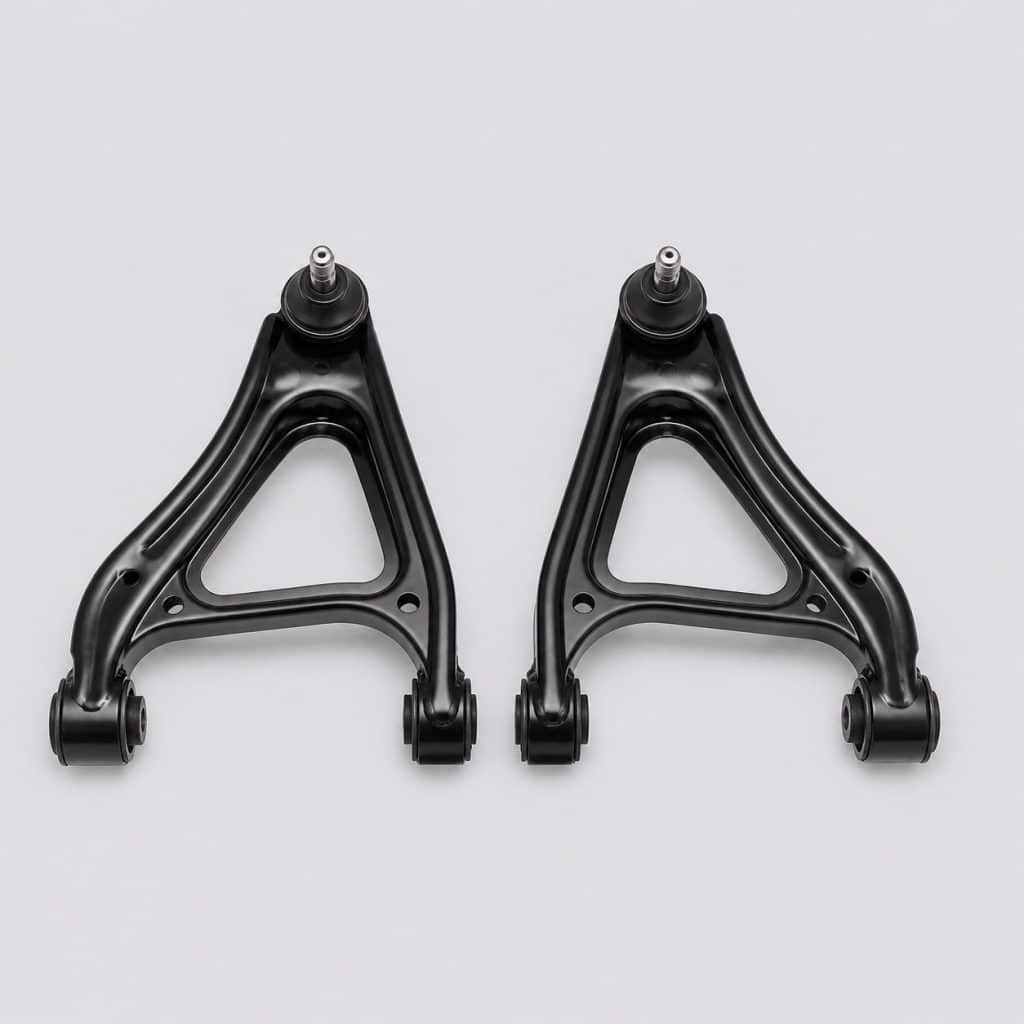 Kit de triangles de suspension présenté sur fond clair