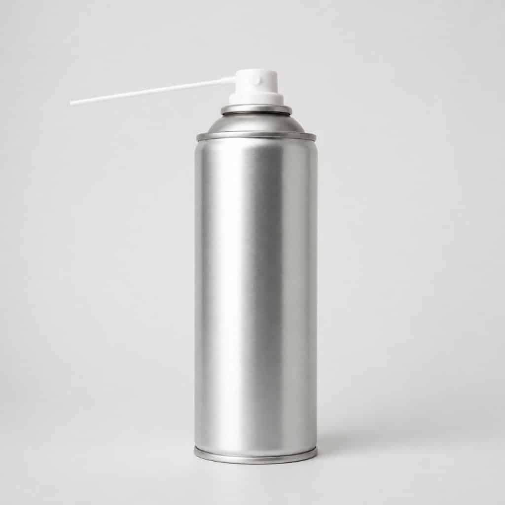 Nettoyant pour débitmètre présenté sur fond clair